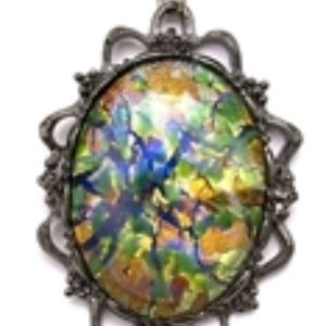 GASOLINE GLAMOUR IMPERIAL AEGIAN OPAL NECKLACE